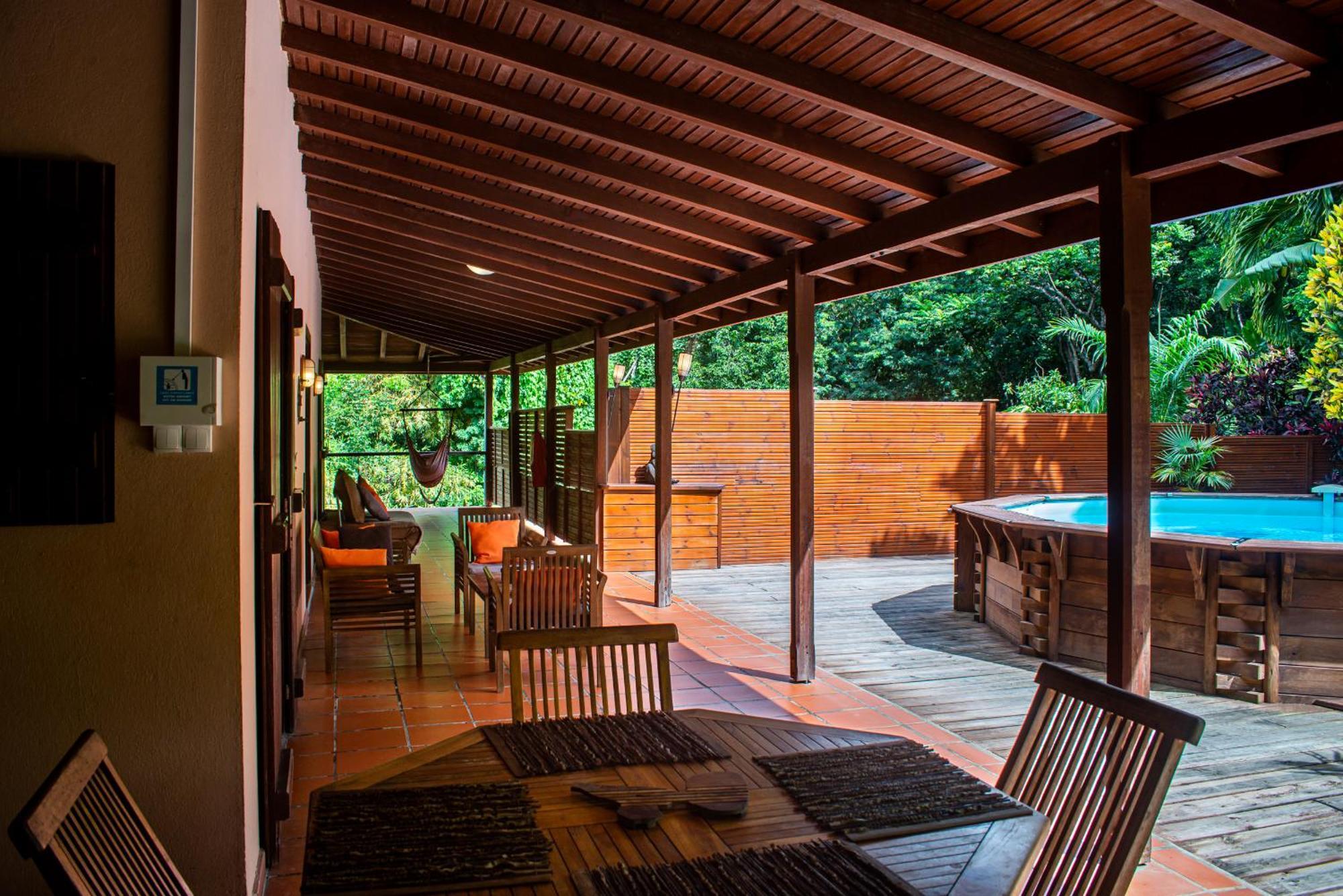 Au Jardin Des Colibris Ecolodge&Spa Deshaies Esterno foto