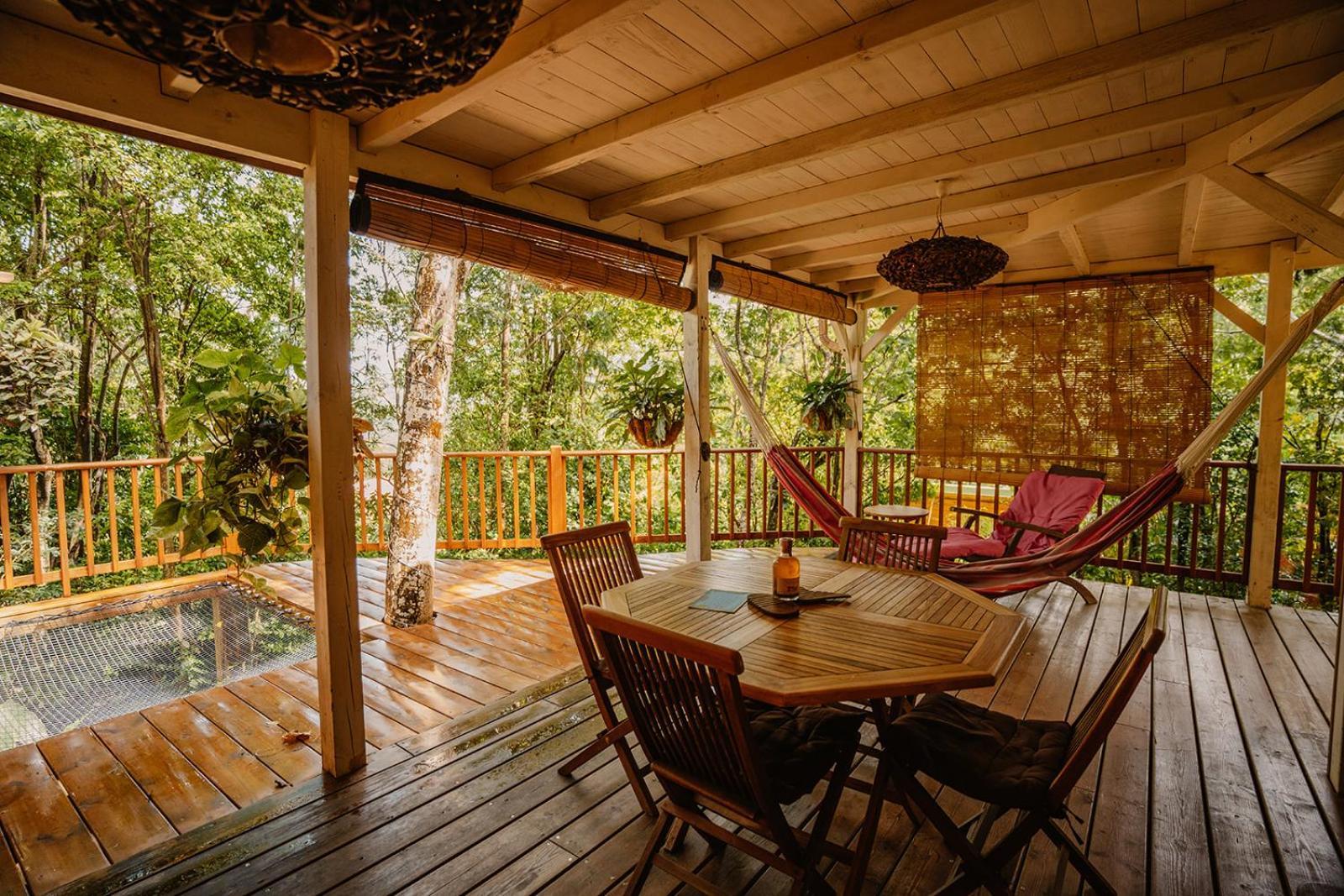 Au Jardin Des Colibris Ecolodge&Spa Deshaies Esterno foto