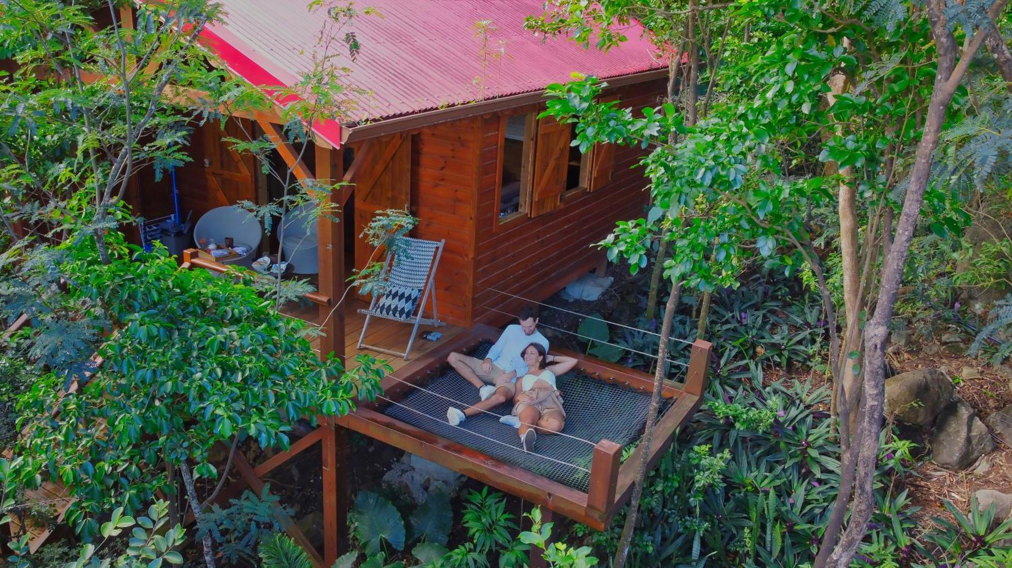 Au Jardin Des Colibris Ecolodge&Spa Deshaies Esterno foto